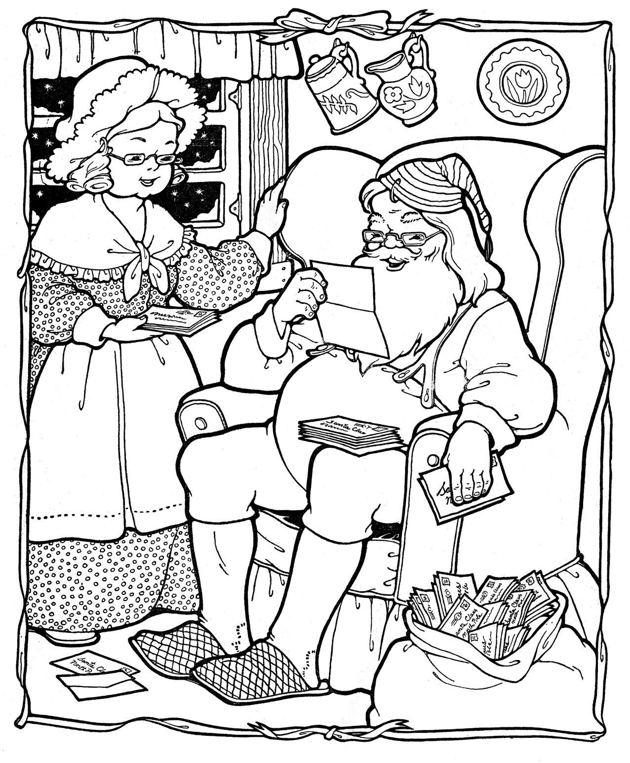 Santa Coloring Pages 26 Coloring Kids Coloring Kids