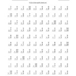 Sixth Grade Multiplying Doubles Math Worksheets K5