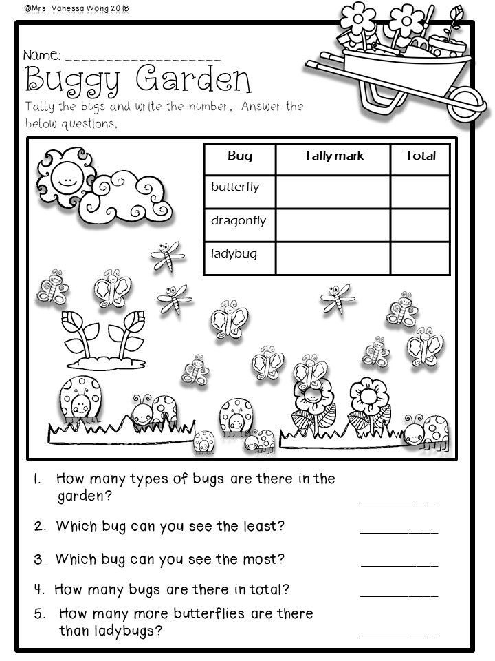 Spring Math And Literacy No Prep Printables First Grade 