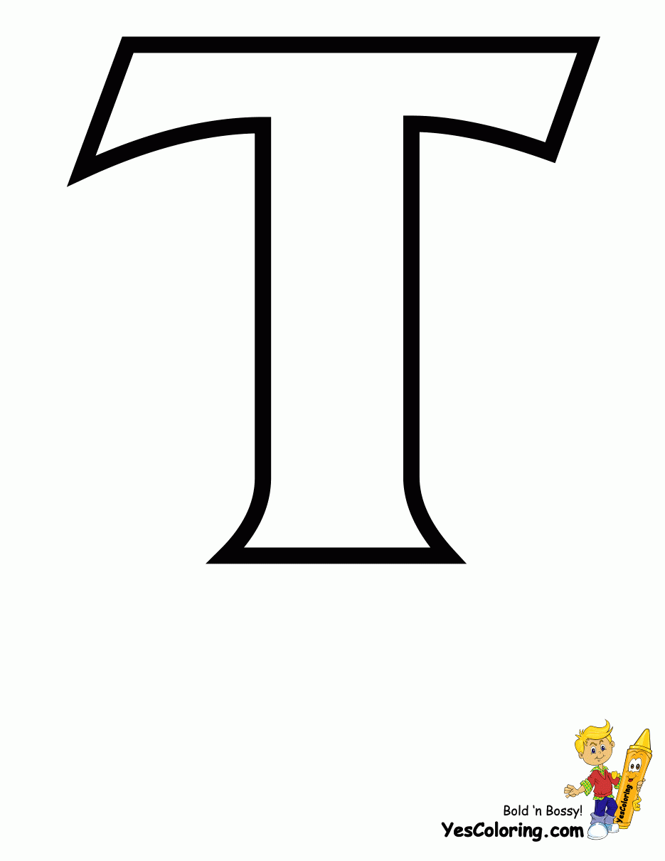 Standard Letter Printables Free Alphabet Coloring Page 