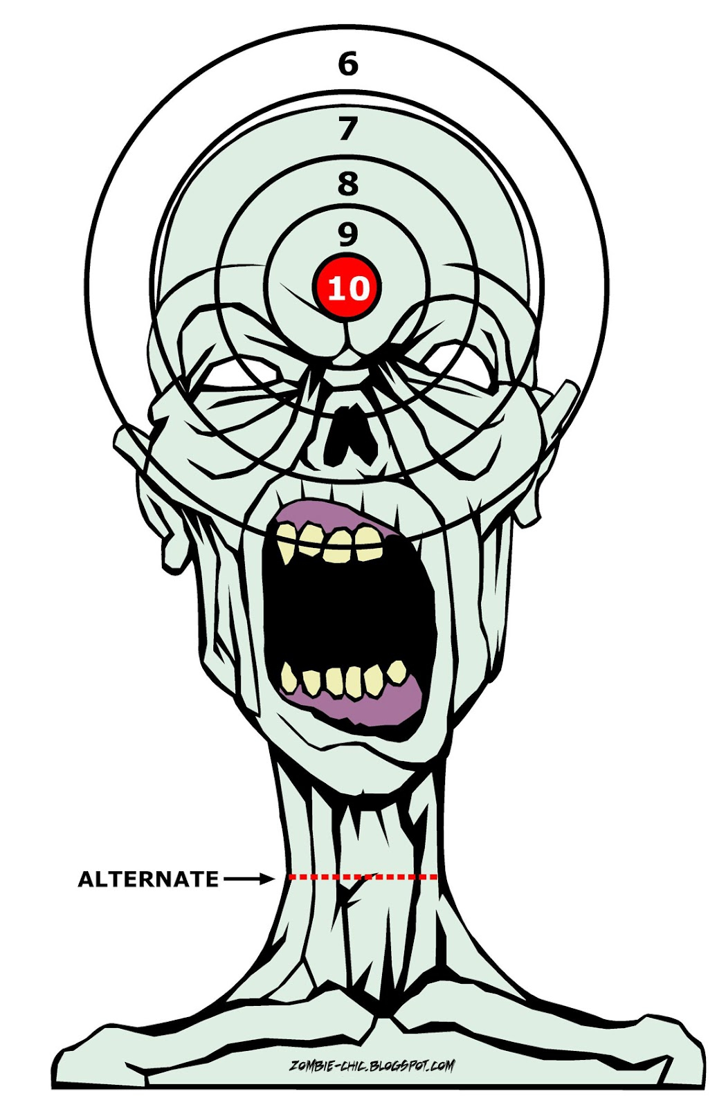 Survivor EDC Free Zombie Target