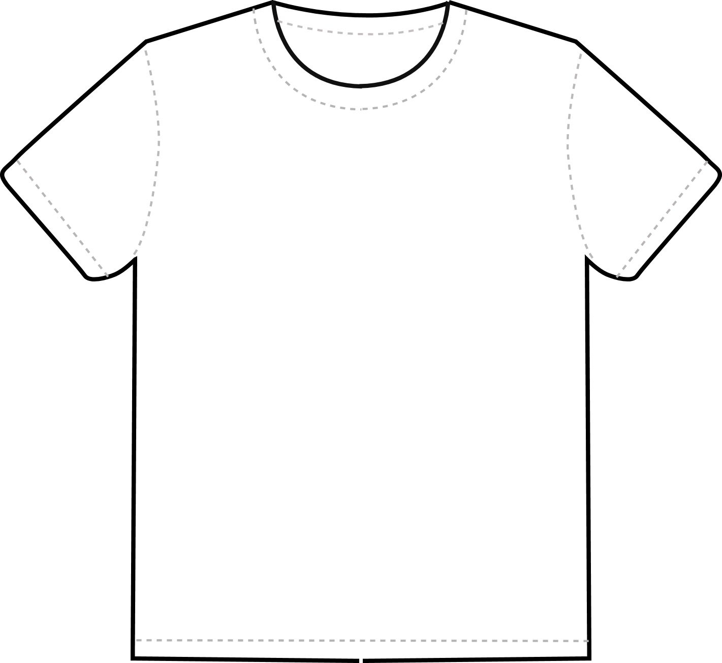 T Shirt Outline Clipart ClipArt Best ClipArt Best T | FreePrintableTM.com