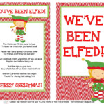The Festive Favor You Ve Been Elfed Free Printable