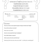 Trinity Grade 8 Language Functions Summary Worksheet