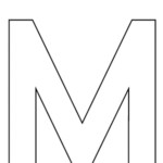 Uppercase Letter M Template Printable MyTeachingStation