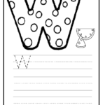 Uppercase Letter W Worksheet Free Printable Preschool