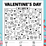 Valentine S Day I Spy Free Printable Valentine S Day