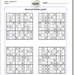 Very Hard Sudoku Puzzle To Print 5 Printable Sudoku