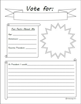 Vote For Me As President I Would By DaisyDoggy TpT