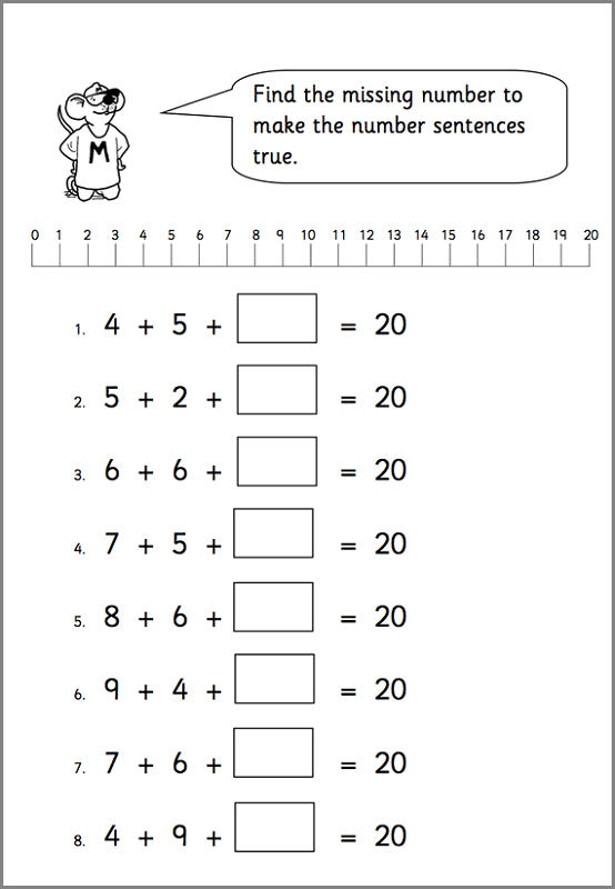 Year 2 Math Worksheets Free Activity Shelter