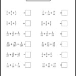 Year 4 Math Worksheets Printable Free Activity Shelter