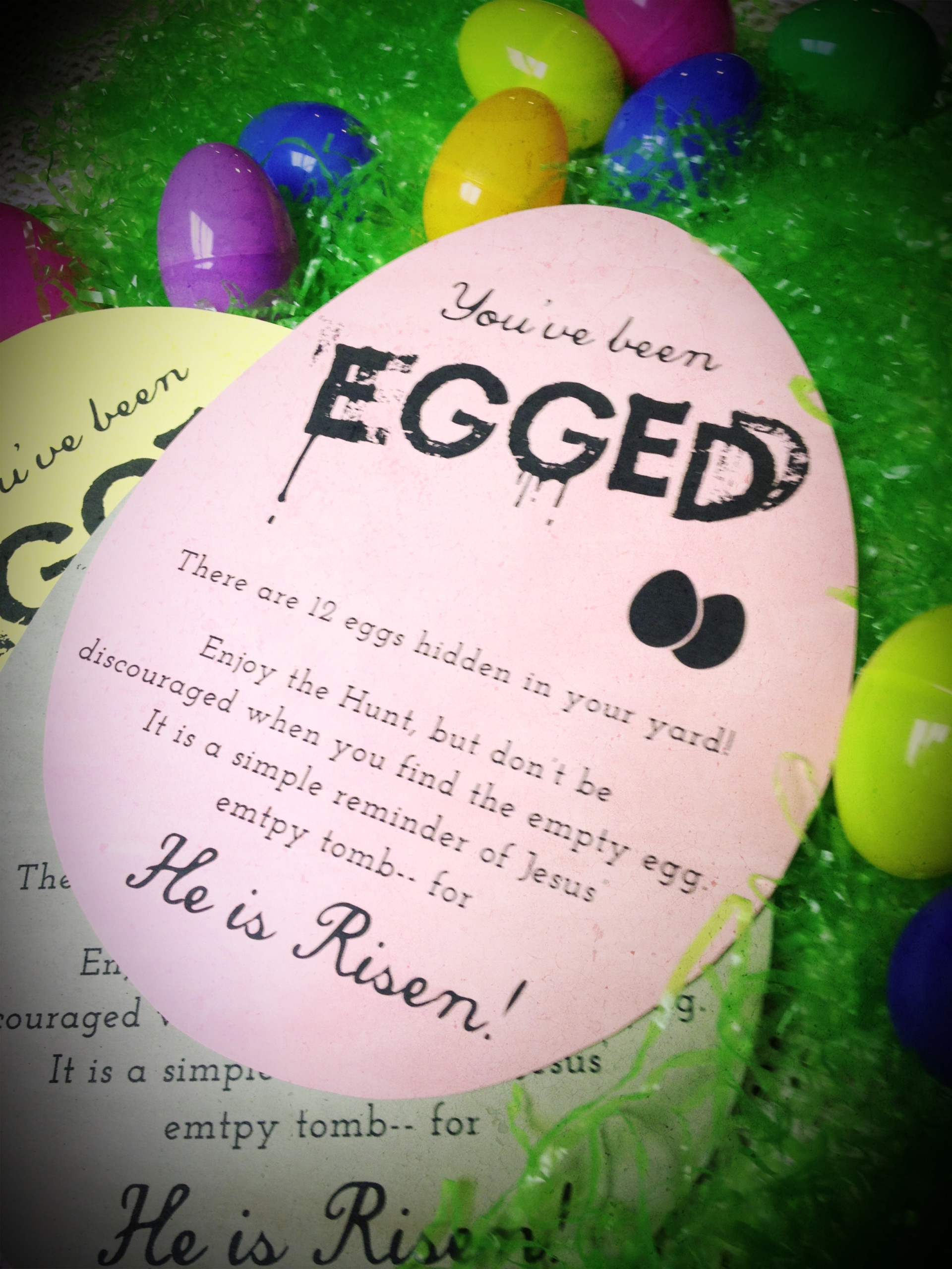 You ve Been Egged A Free Printable Fab N Free