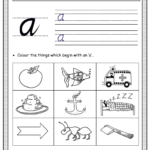 10 Best Images Of Phonics Worksheets Letter A With The