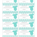 10 Free Printable Diaper Raffle Tickets