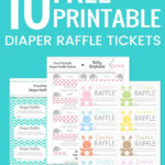 10 Free Printable Diaper Raffle Tickets