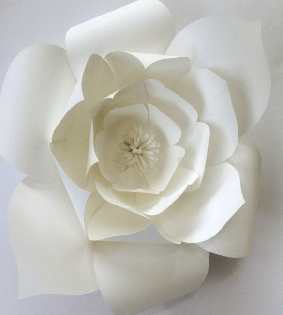 10 Paper Flower Templates Free Sample Example Format 