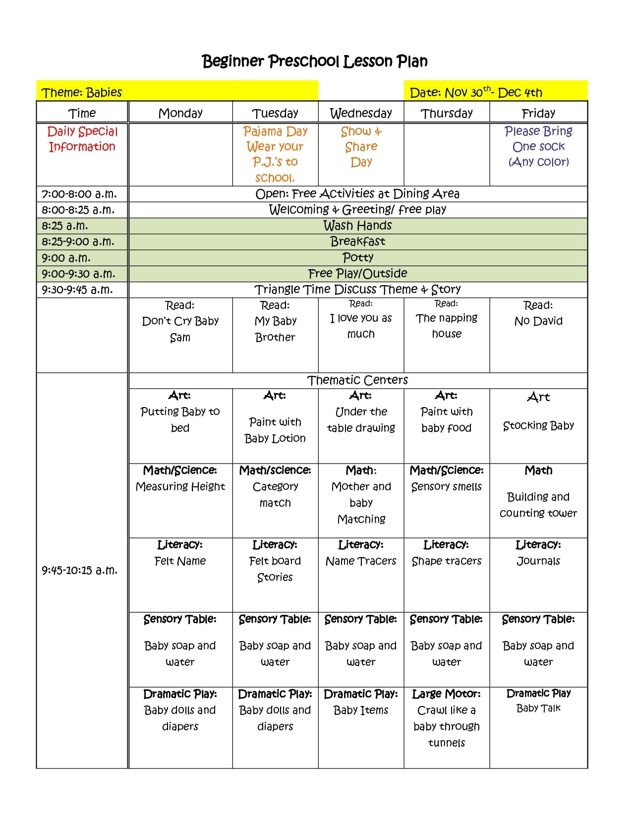 10 Perfect Pre K Lesson Plan Ideas 2025