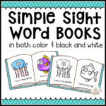 104 Simple Sight Word Books In Color B W The Measured Mom