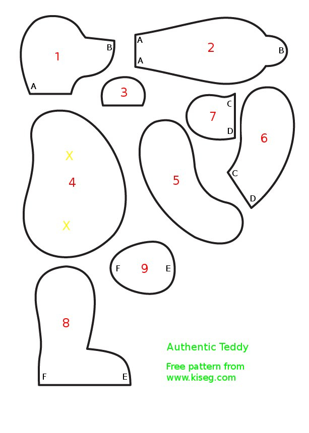 12 Adorable DIY Memory Bears Pattern With Instructions 12 Adorable DIY Memory Bears Pattern With Instructions