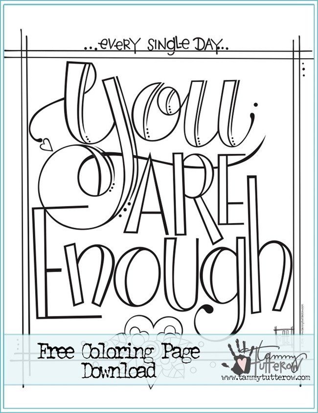 12 Inspiring Quote Coloring Pages For Adults Free 