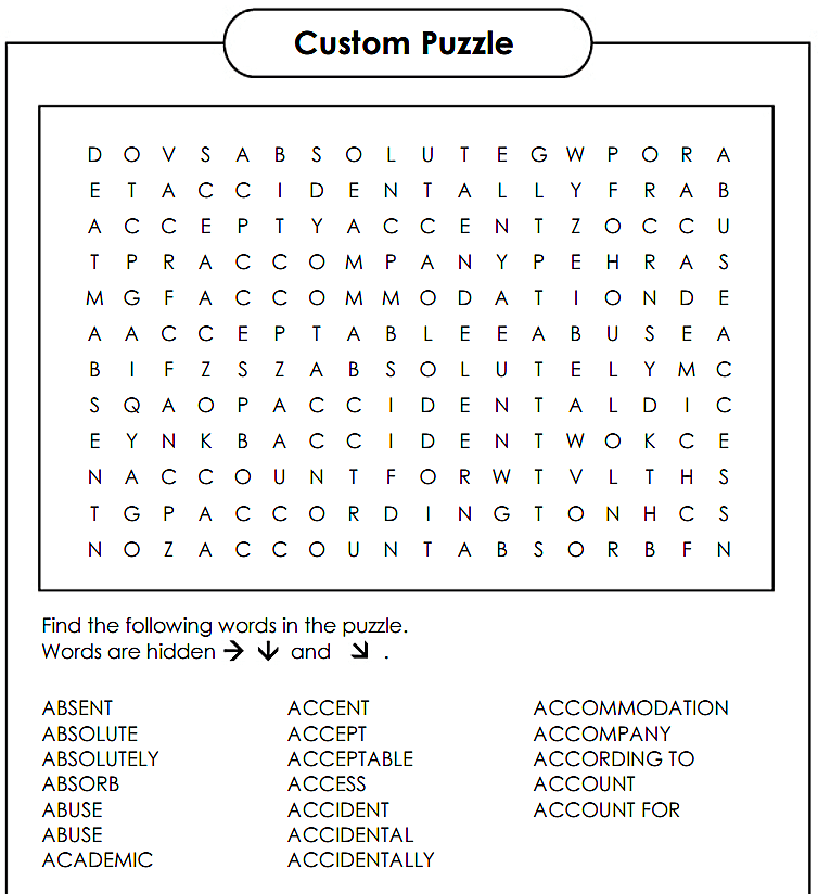 14 Places To Create Your Own Free Word Search Puzzles 