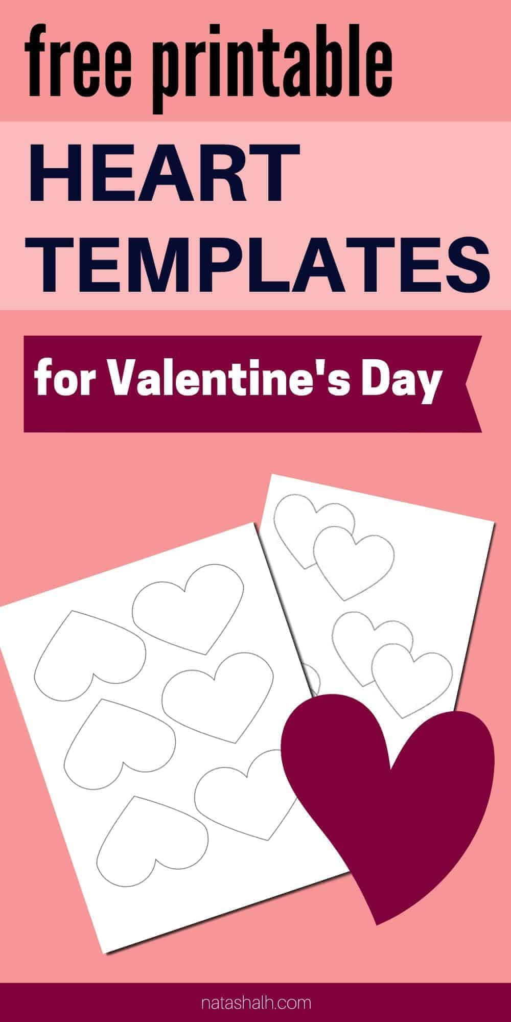 15 Heart Template Printables Free Heart Stencils And 