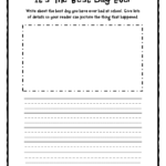 19 Best Images Of Second Grade Creative Writing Worksheets