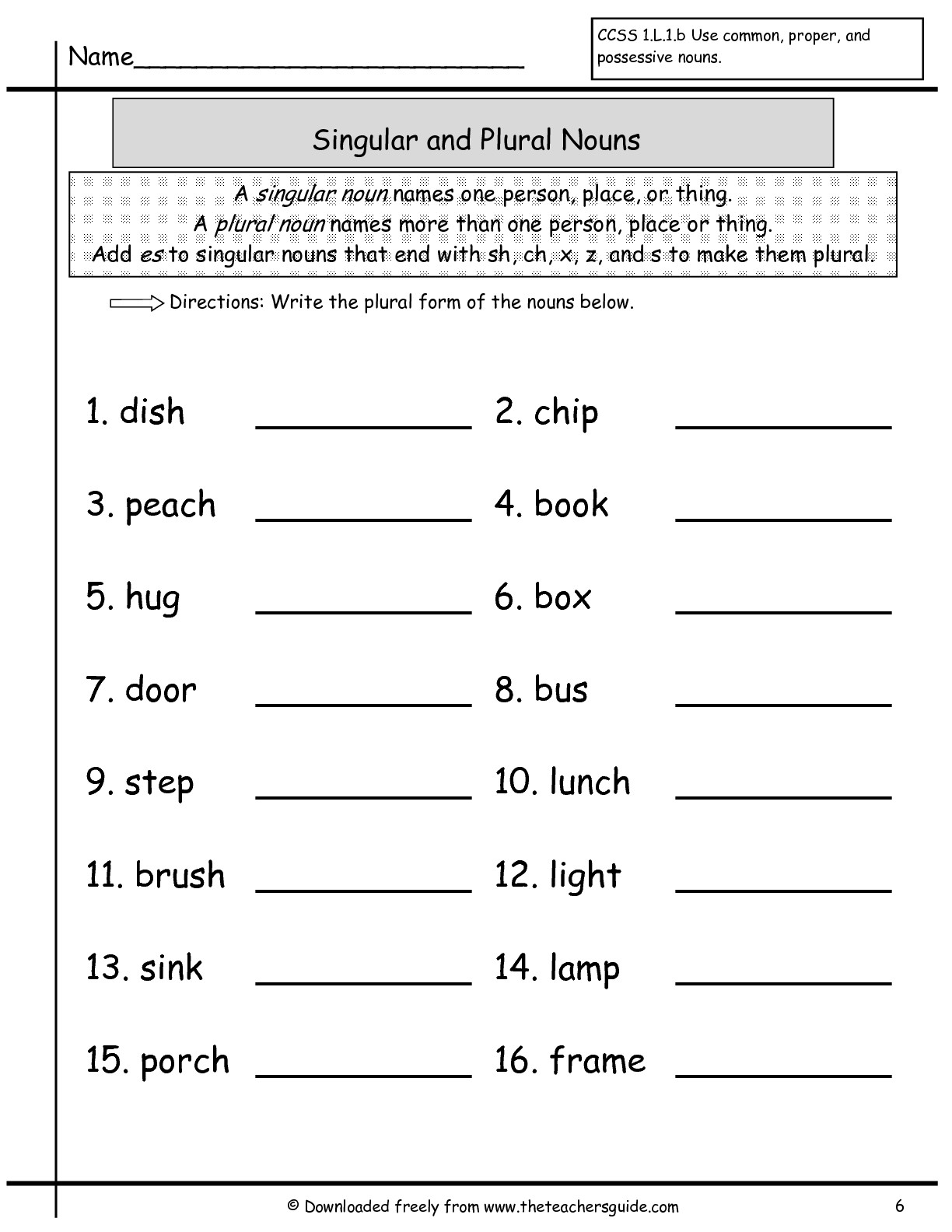 1st Grade Worksheet Category Page 6 Worksheeto