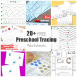 20 Free Preschool Tracing Worksheets