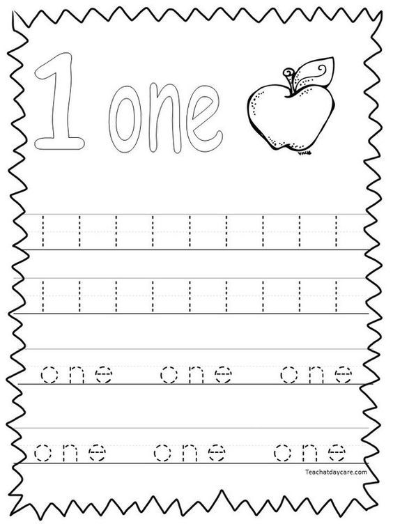 20 Printable Numbers 1 20 Tracing Worksheets Preschool 