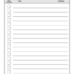 2020 To Do List Template Fillable Printable PDF Forms