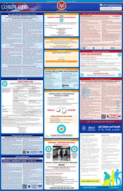 Federal Labor Law Posters 2024 Printable Free