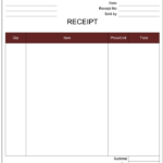 21 Free Cash Receipt Templates For Word Excel And PDF