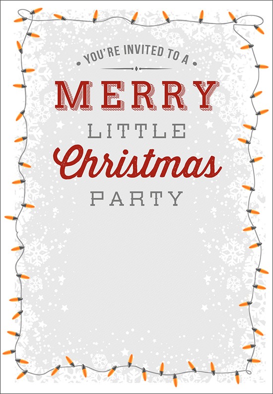 25 Printable Christmas Invitation Templates In 