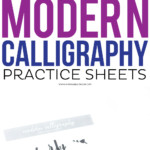 3 Free Printable Modern Calligraphy Practice Sheets