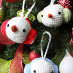 30 Cute Free Crochet Christmas Ornaments Patterns To