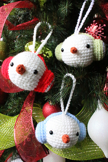 30 Cute Free Crochet Christmas Ornaments Patterns To 