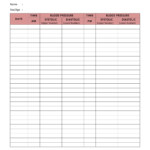 30 Printable Blood Pressure Log Templates Template Lab