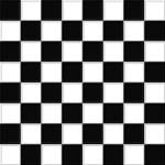 31 Black And White Checkerboard Wallpaper On