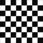 31 Black And White Checkerboard Wallpaper On