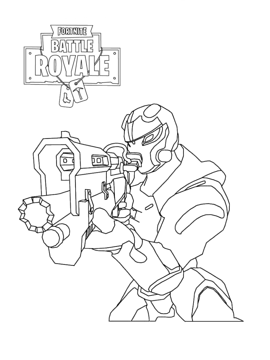 34 Free Printable Fortnite Coloring Pages