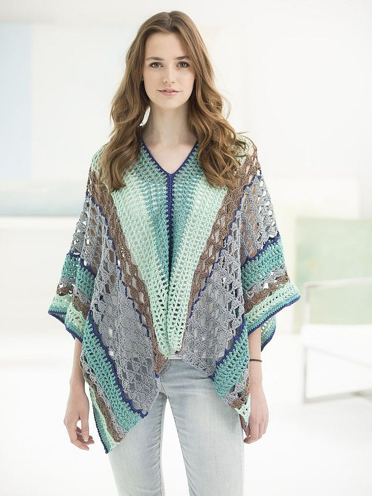 37 Creative Crochet Poncho Patterns For You Patterns Hub