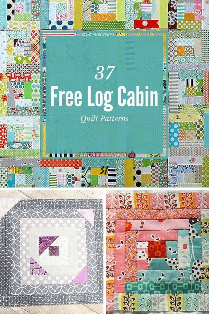 38 Free Log Cabin Quilt Patterns Log Cabin Quilt Pattern