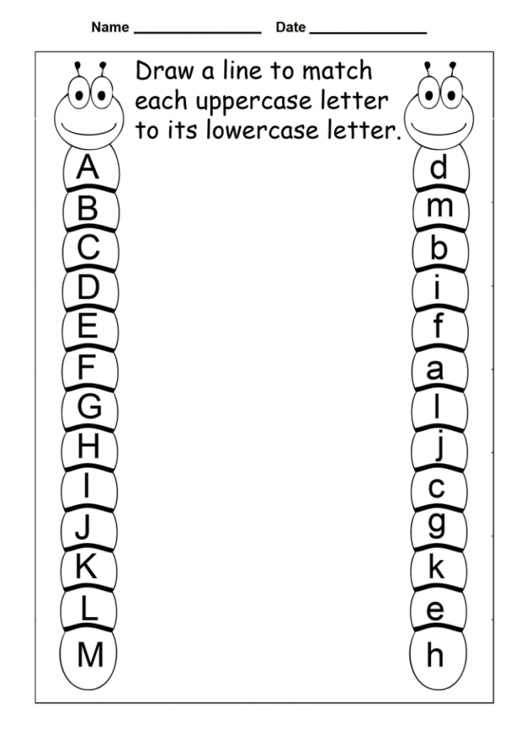 4 Year Old Worksheets Printable Alphabet Preschool