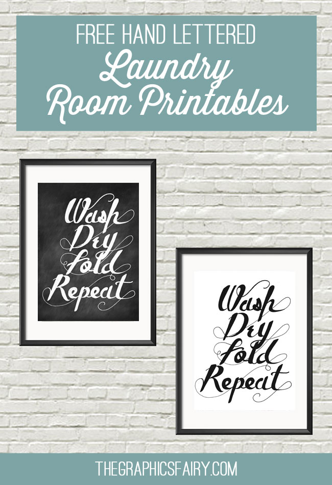 40 Fabulously Free Bathroom Laundry Room Printables