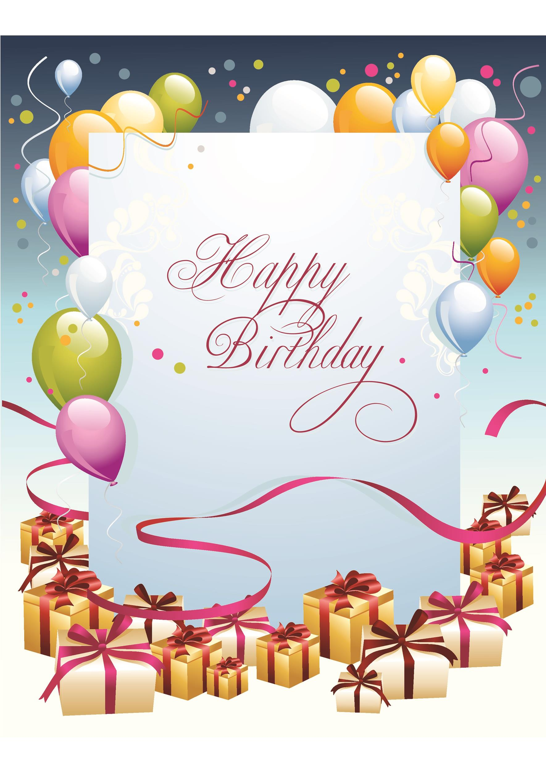 40 FREE Birthday Card Templates TemplateLab