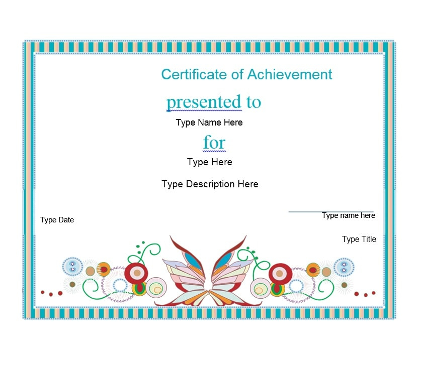 40 Great Certificate Of Achievement Templates FREE 