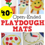 40 Open Ended Playdough Mats For Learning