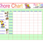 43 FREE Chore Chart Templates For Kids TemplateLab