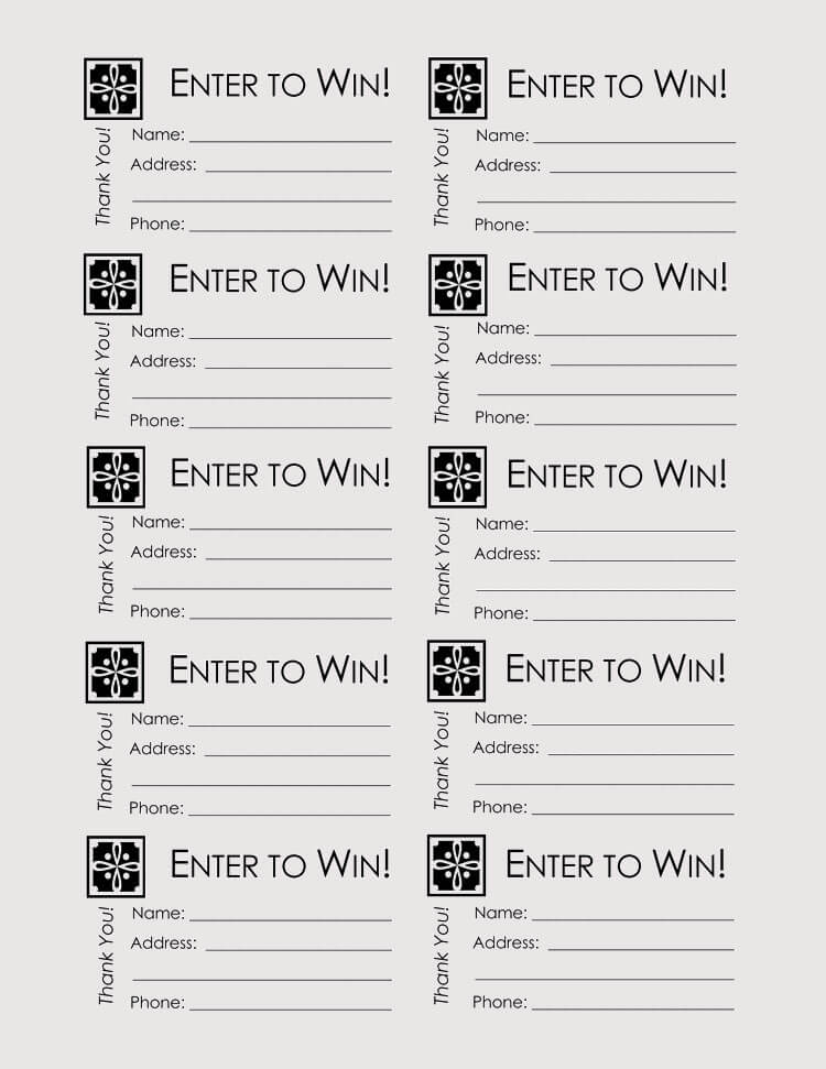 45 Raffle Ticket Templates Word Excel Make Your Own 